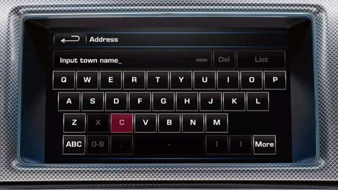 Jaguar XF infotainment screen address