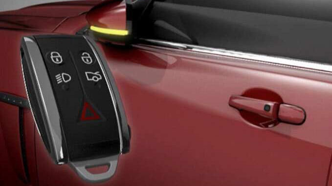 Jaguar XF smart key