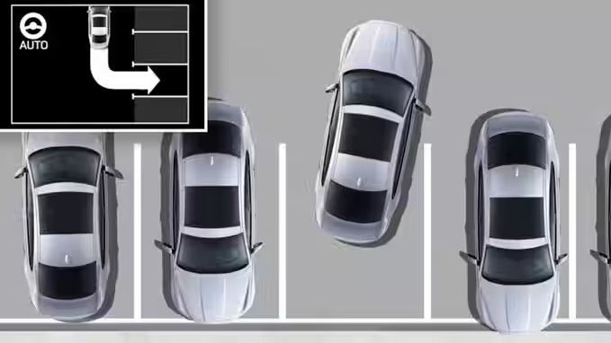 Jaguar XF park assistance