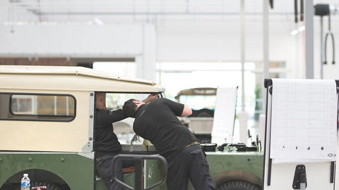 Classic Land Rover maintenance