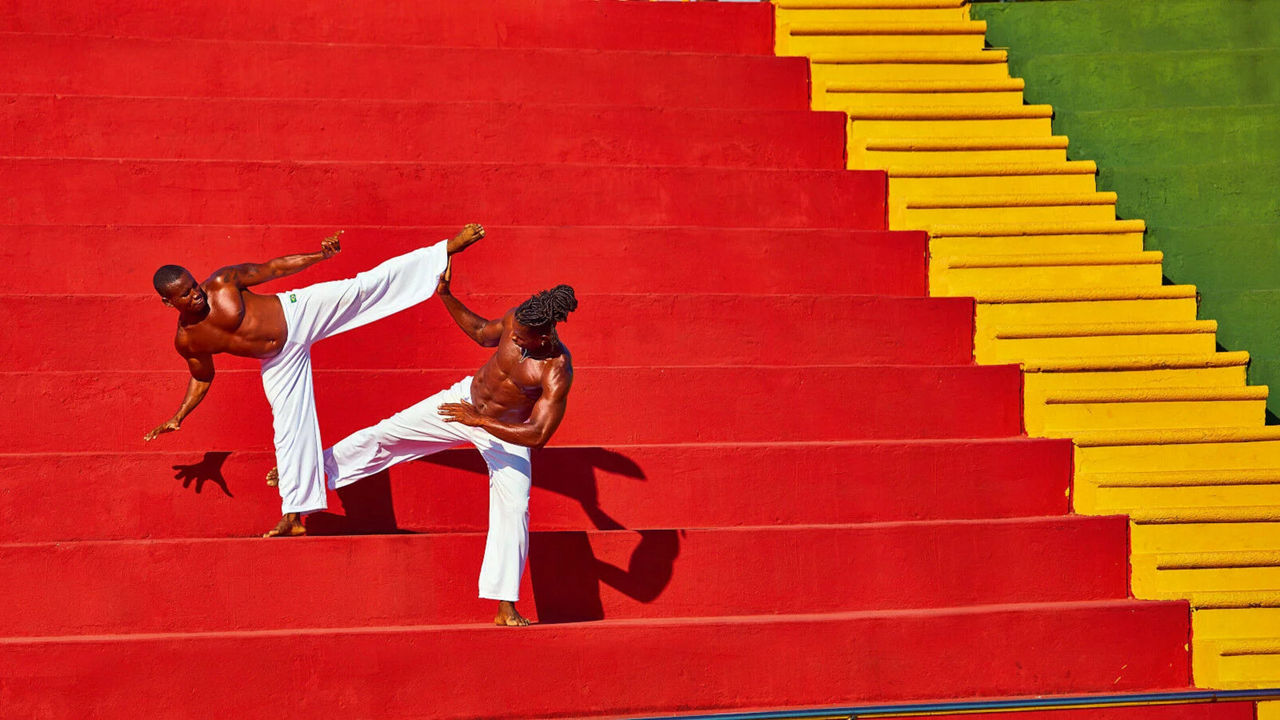 The Brazilian battle dance called Capoeira