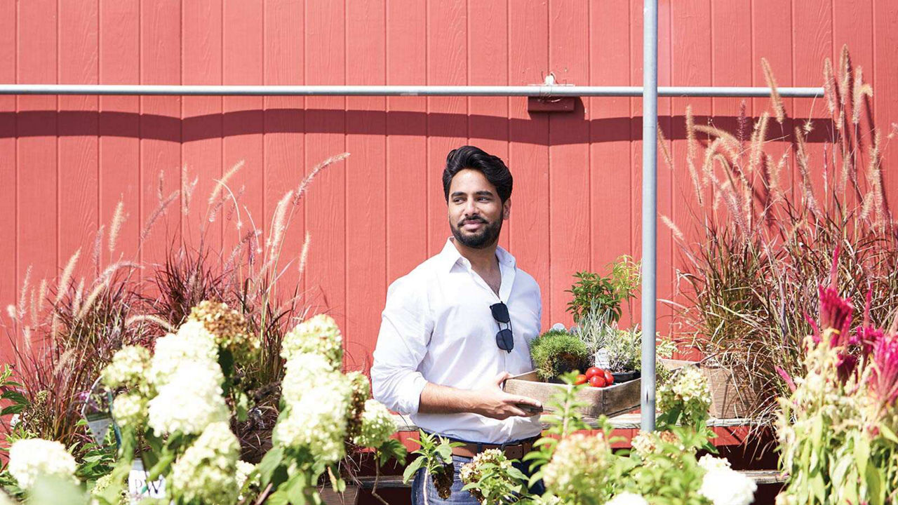 At the food market