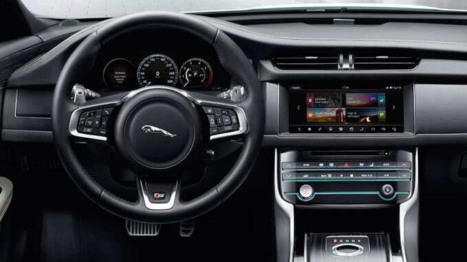 Jaguar interior front