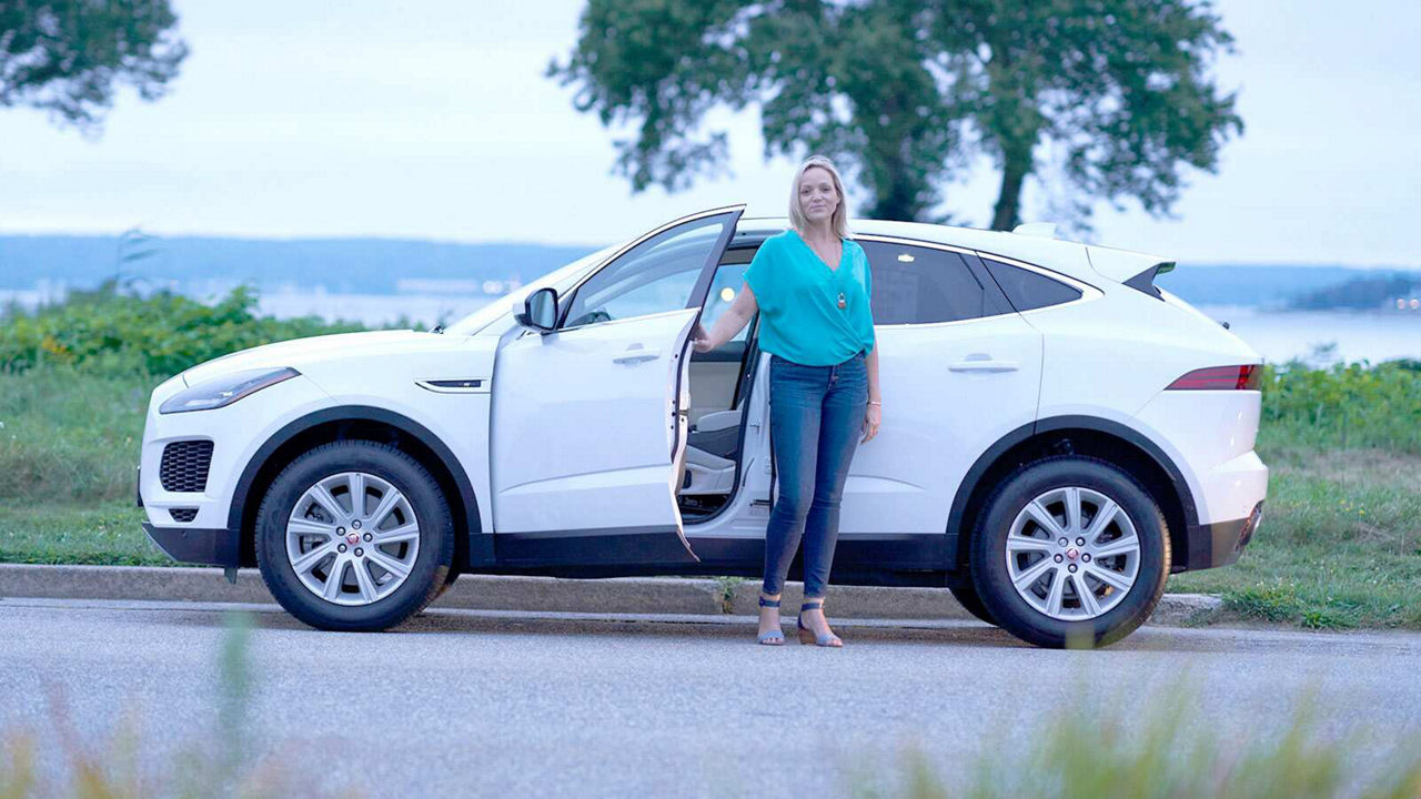 Kara and her E-Pace