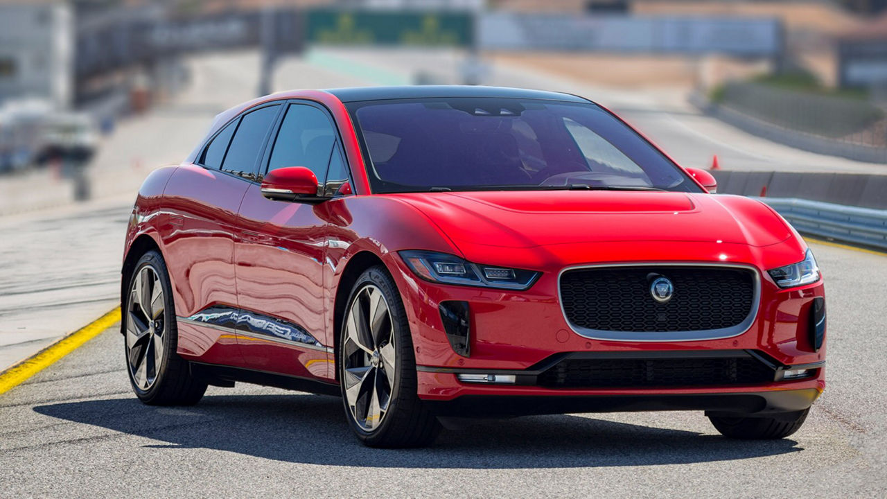 Red Jaguar I-pace