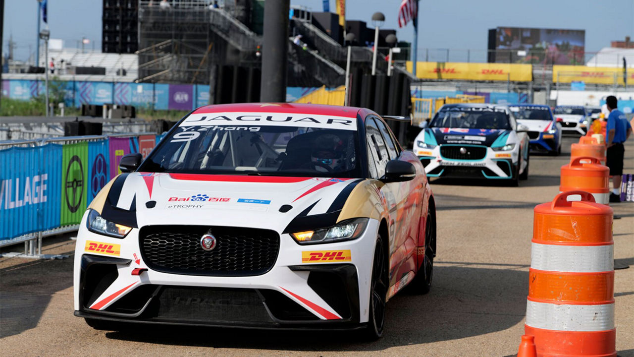 Jaguar I-Pace racing car