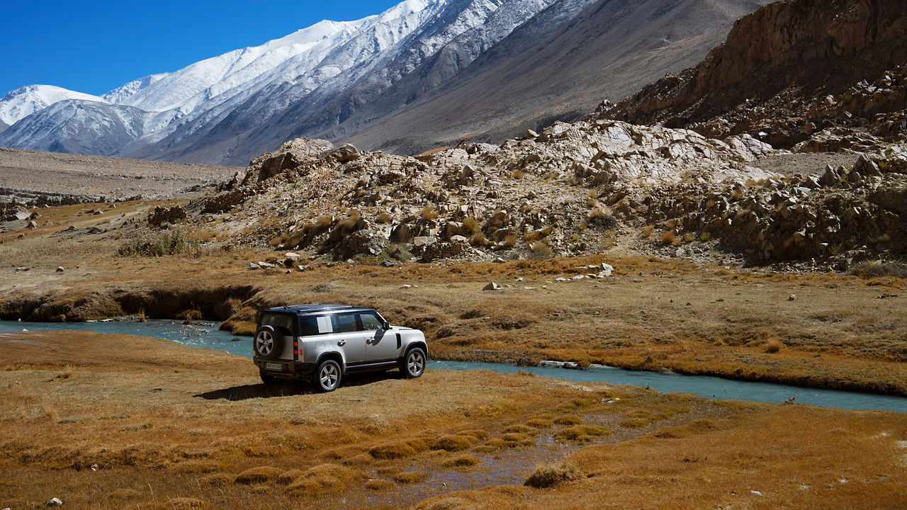 Ladakh Pangong  Lake Road