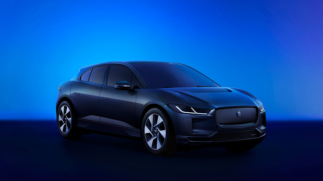 Front view of Jaguar I-PACE 