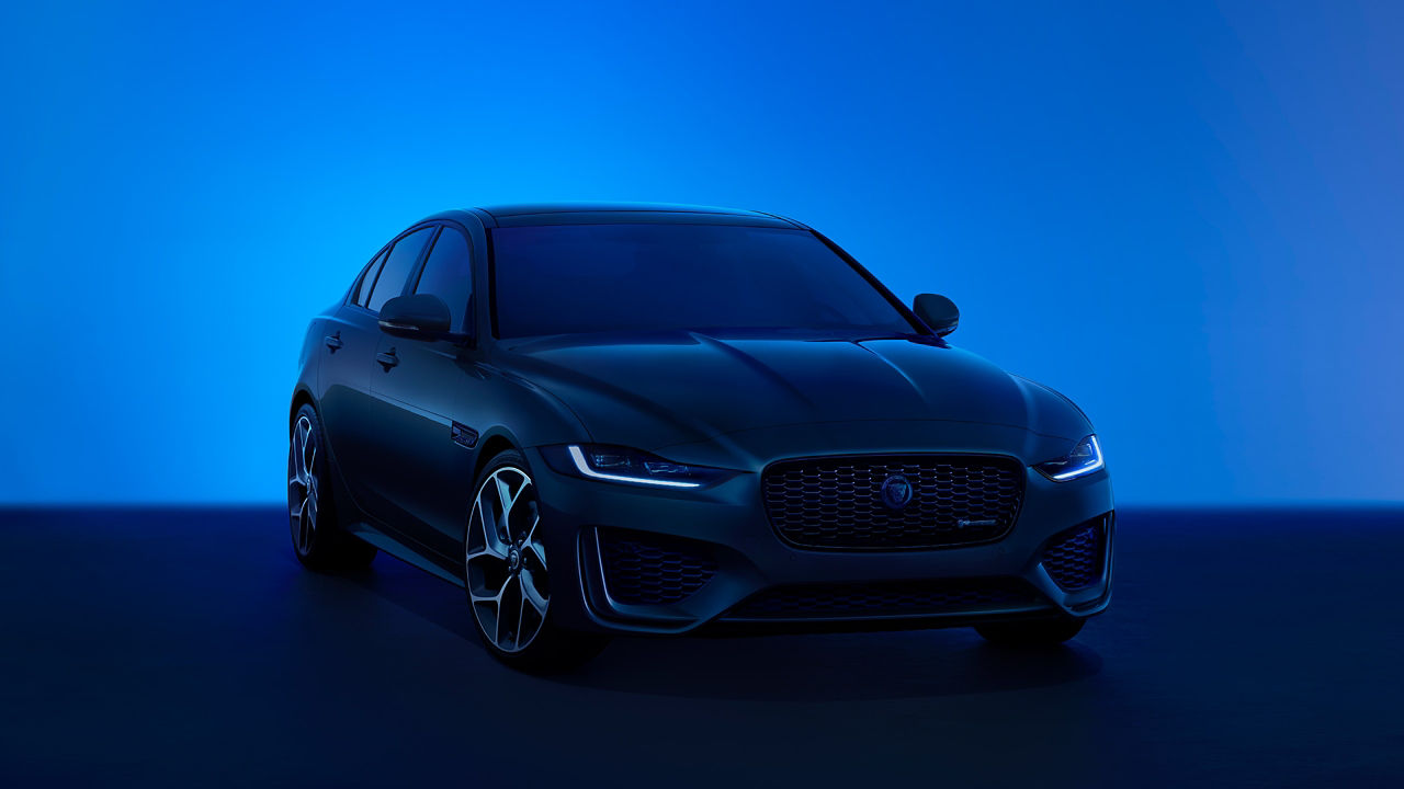 Front view of Jaguar XE