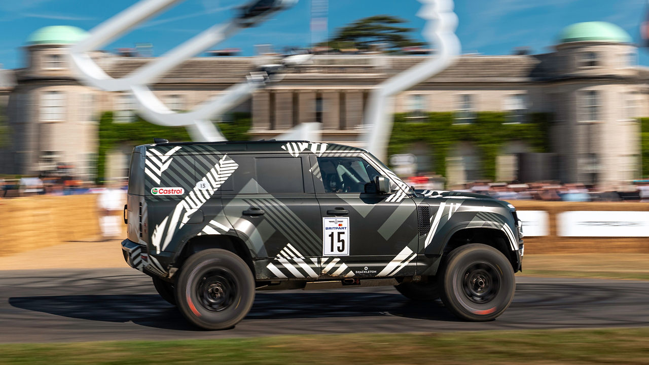 prototyp Defender Dakar D7X-R na Goodwood Festival of Speed