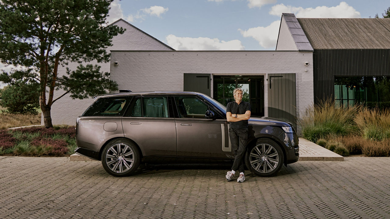 Piet Boon with New Range Rover