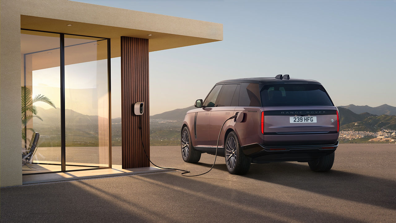 Range Rover Electric on Charge