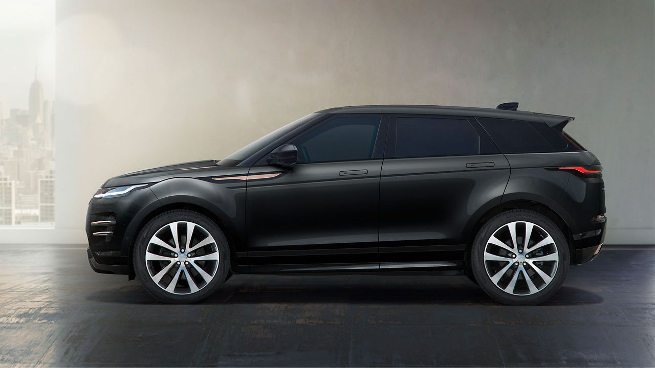 Range Rover Evoque Carpathian Grey side