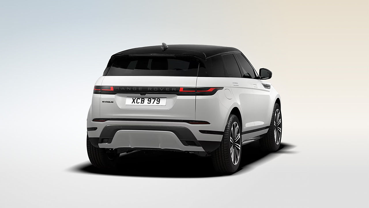 Range Rover Evoque Granite Edition Exterior Rear Fuji White