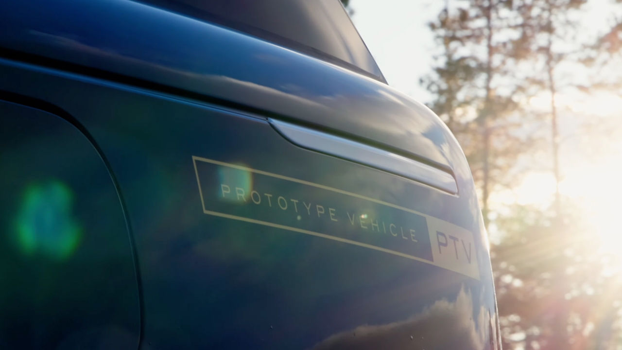 Range Rover back view