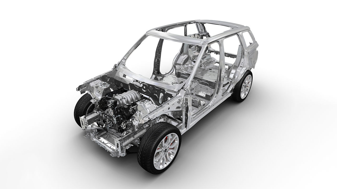  New Range Rover Sport body-in-white all-aluminum architecture