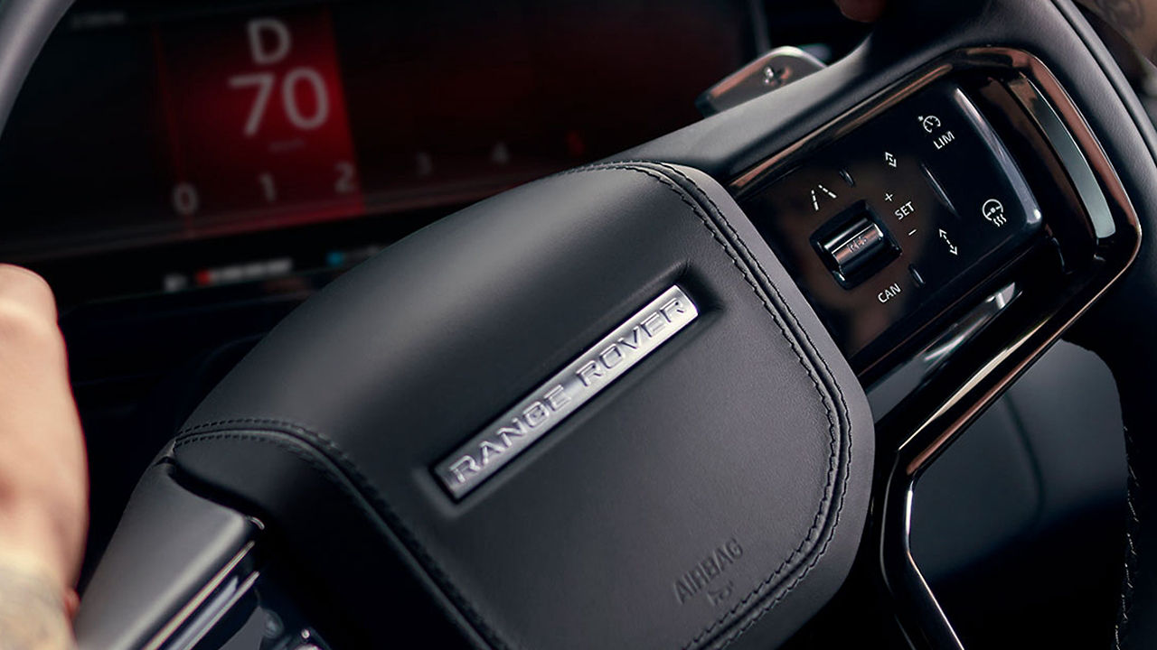 Range Rover steering wheel