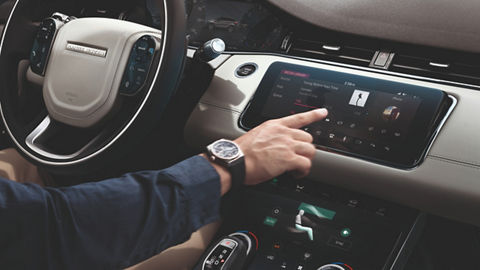 RR Man Touching Display