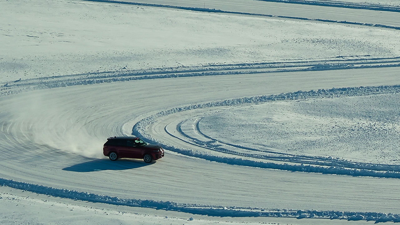 Range Rover Sport Ice Academy Experience. 