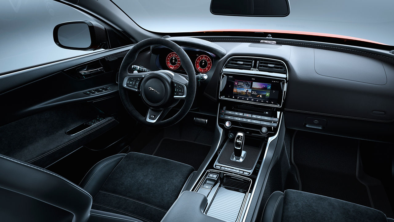 Jaguar XF interior details 