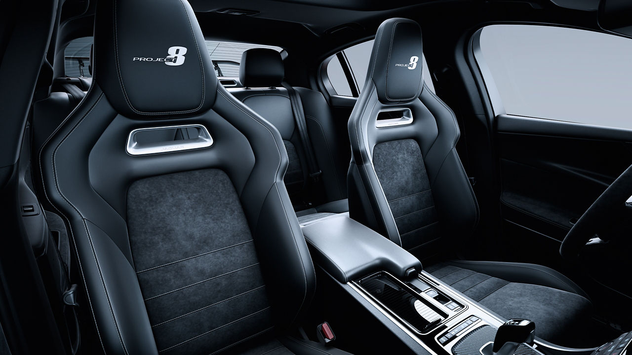 Jaguar XE interior sports seats 