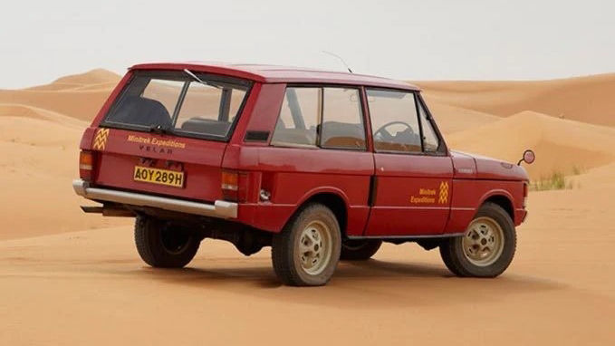 The Range Rover Velar prototype