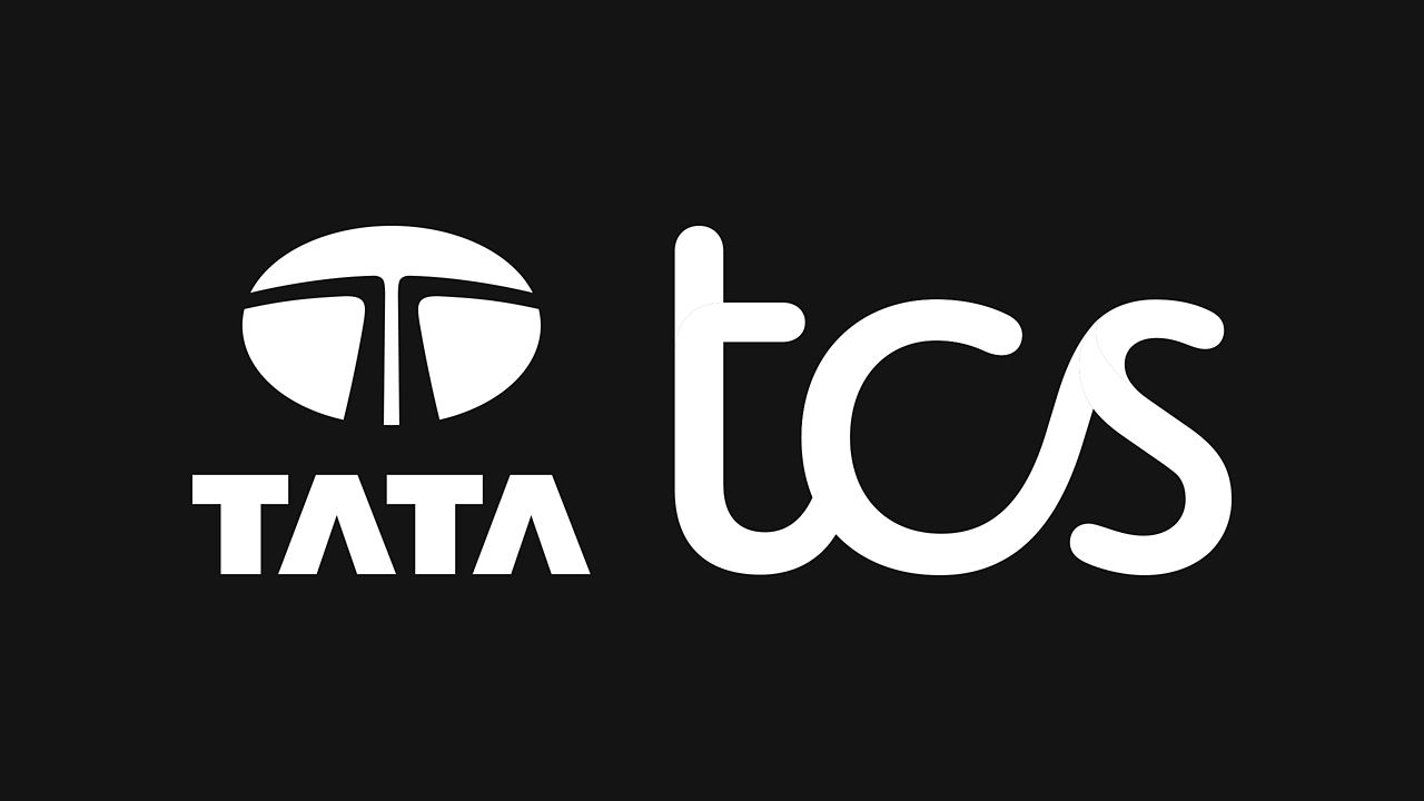 TCS logo on dark