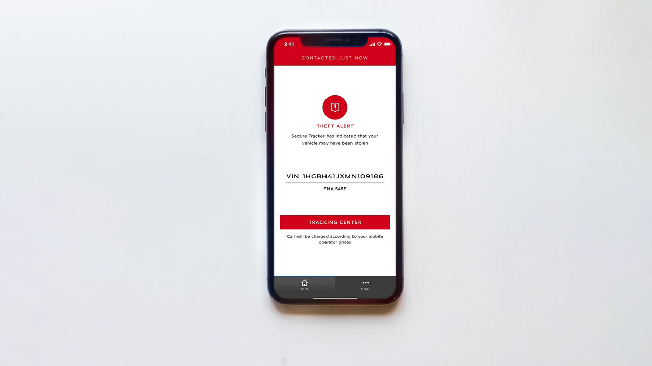 Alert screen on mobile