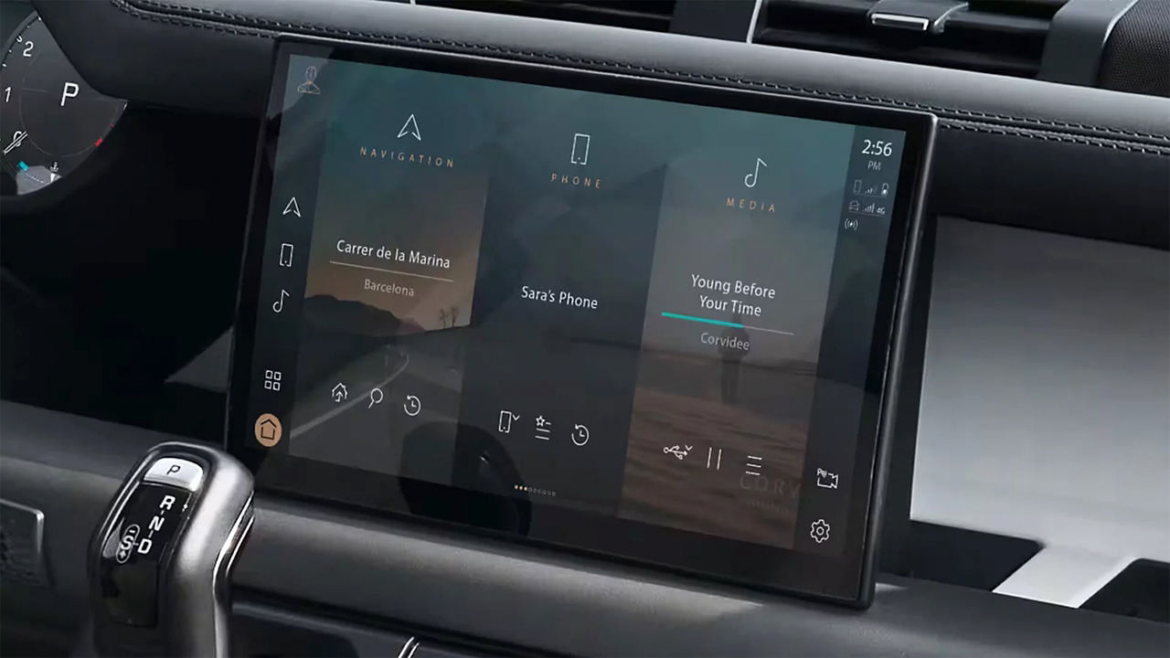 Defender interior view