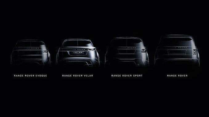 The Range Rover family, including the 2017 Range Rover Velar