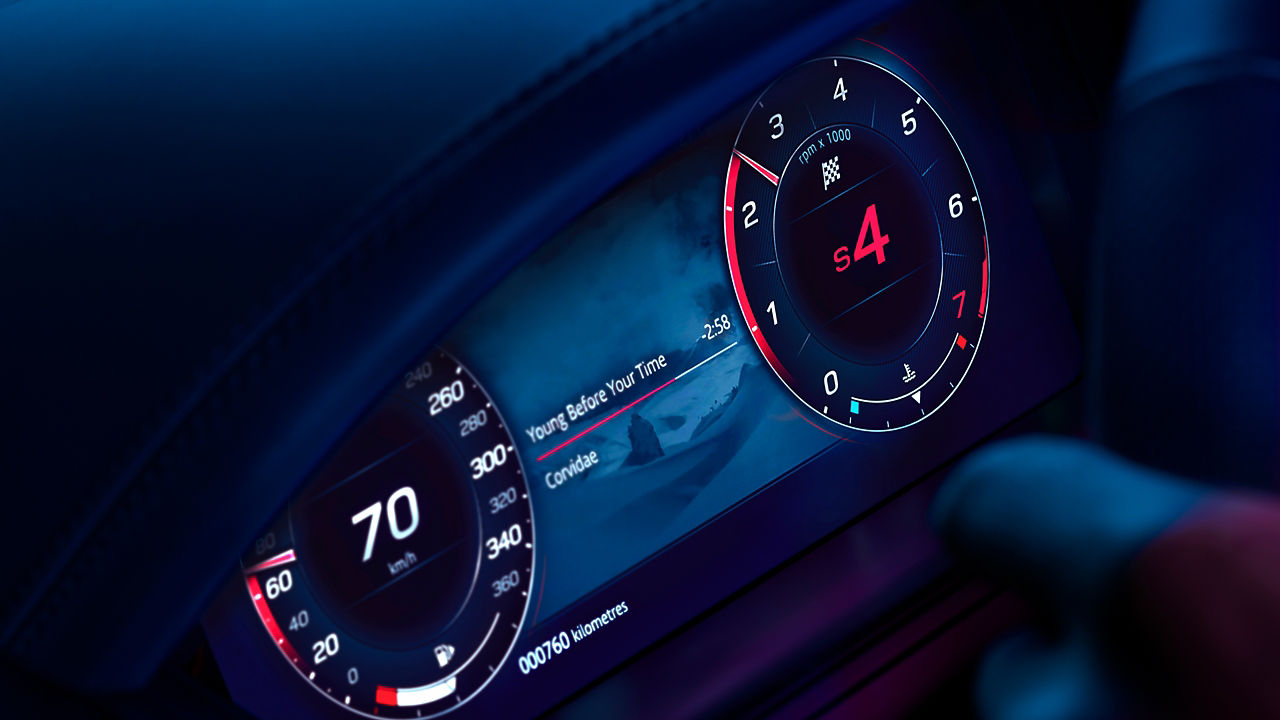 Jaguar F-Type Speedometer