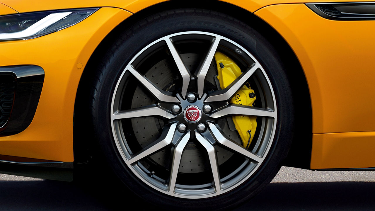 Jaguar F-TYPE Wheel Close-Up View