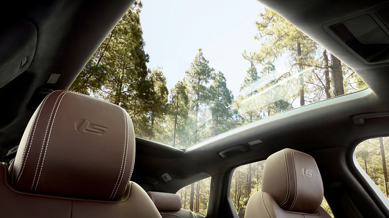 Jaguar XF Interior  sun roof details 