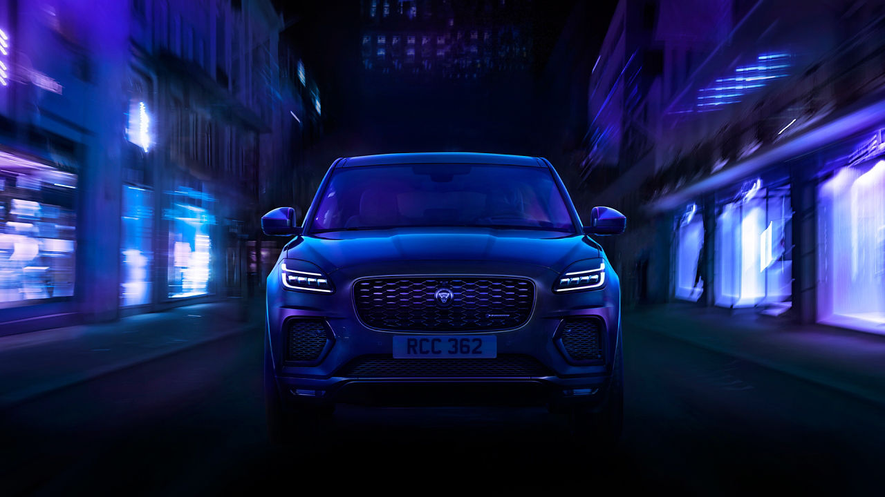 Front view of Jaguar E-PACE