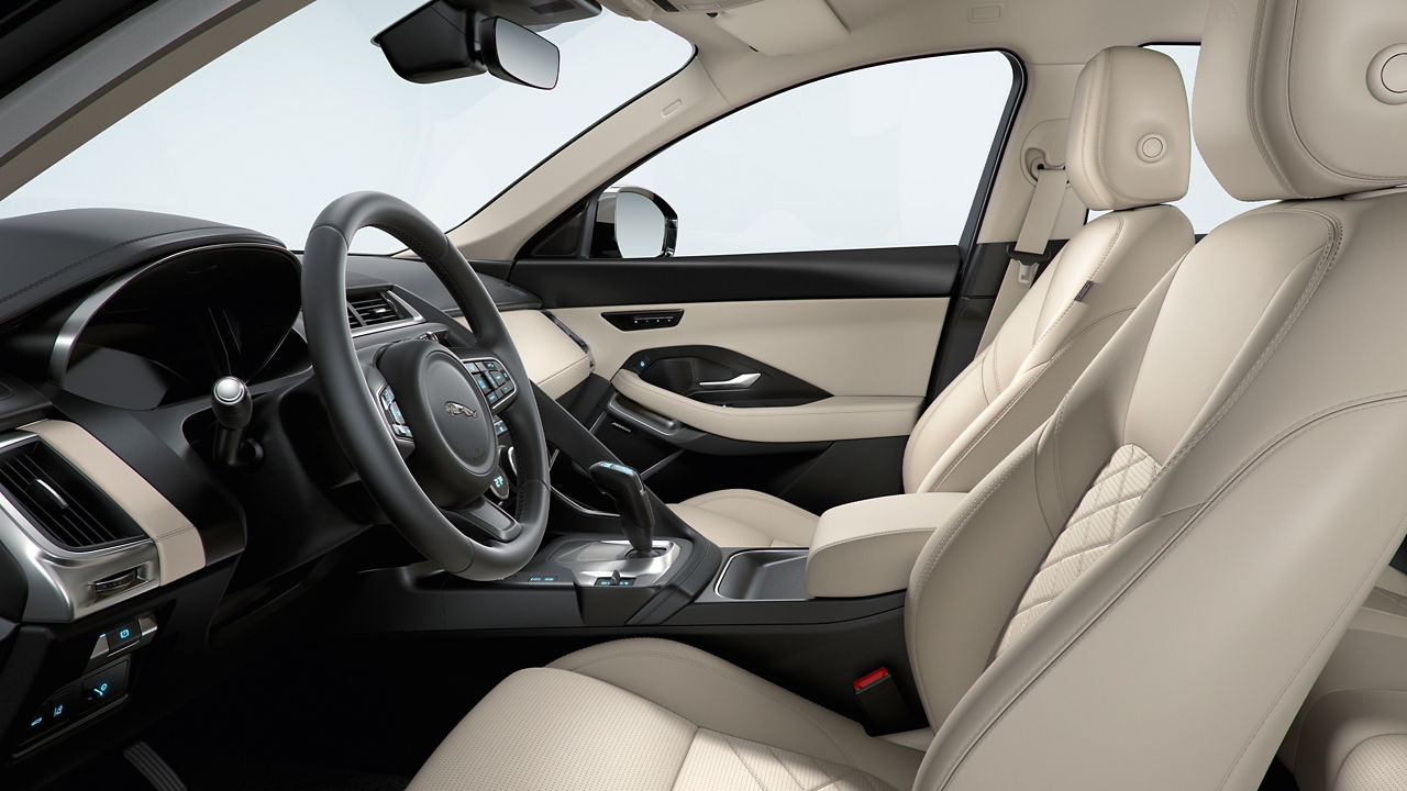 Interior view of Jaguar E-Pace