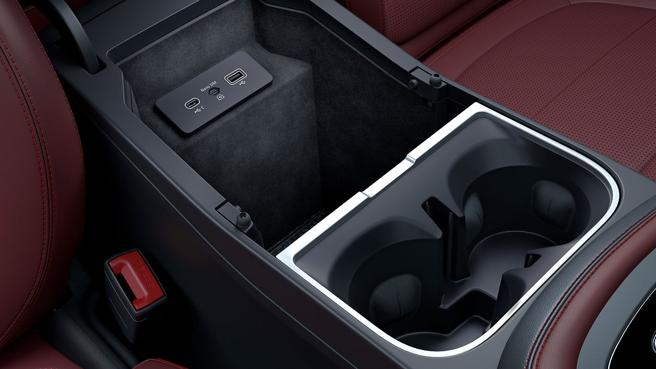 Interior console 