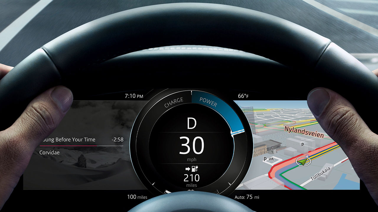 Jaguar I-Pace instrument cluster 