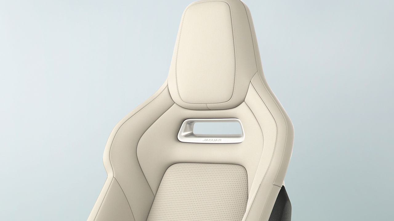 Jaguar I-Pace Lather seat details 