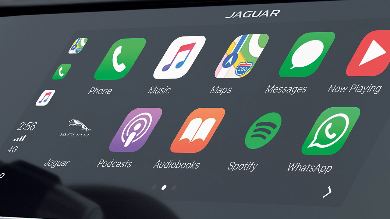 Jaguar  I-PACE Close View of Infotainment
