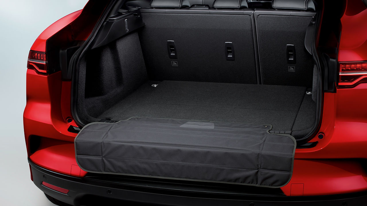 Jaguar car luggage partition full height accessories 