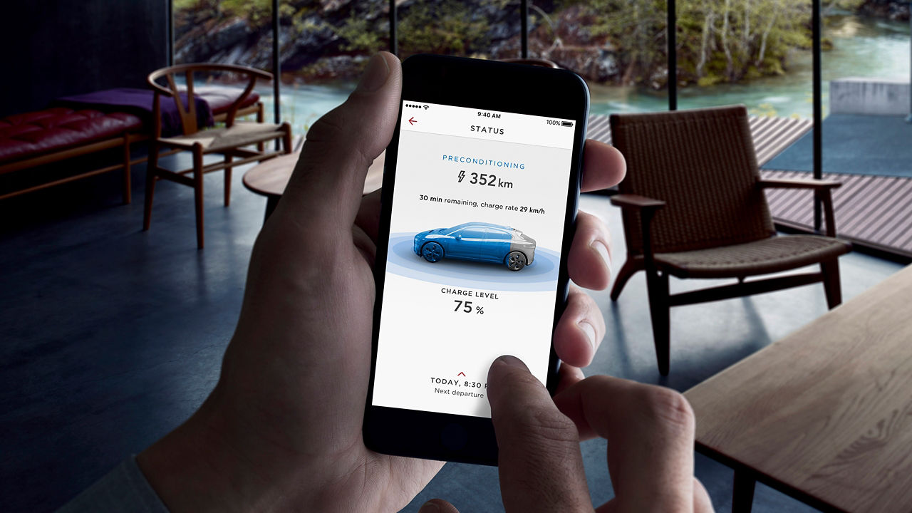 Jaguar I-Pace Battery usage on Mobile