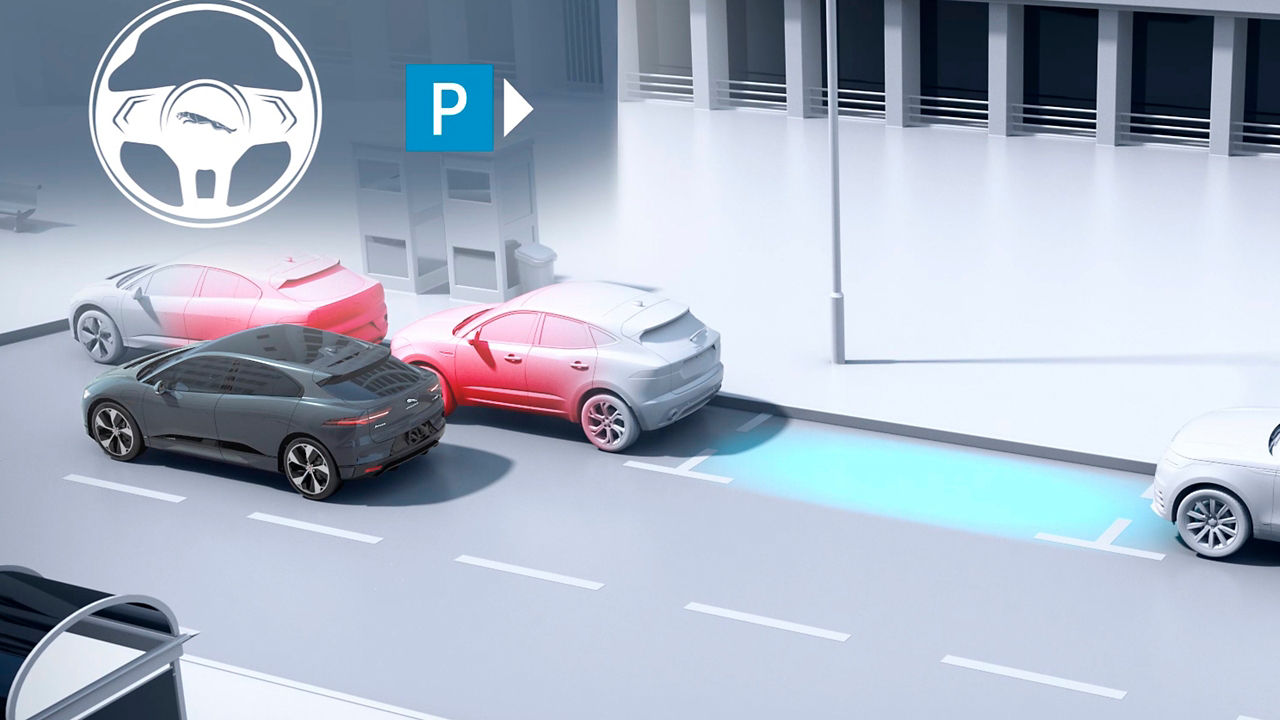 jaguar showing side spot assist