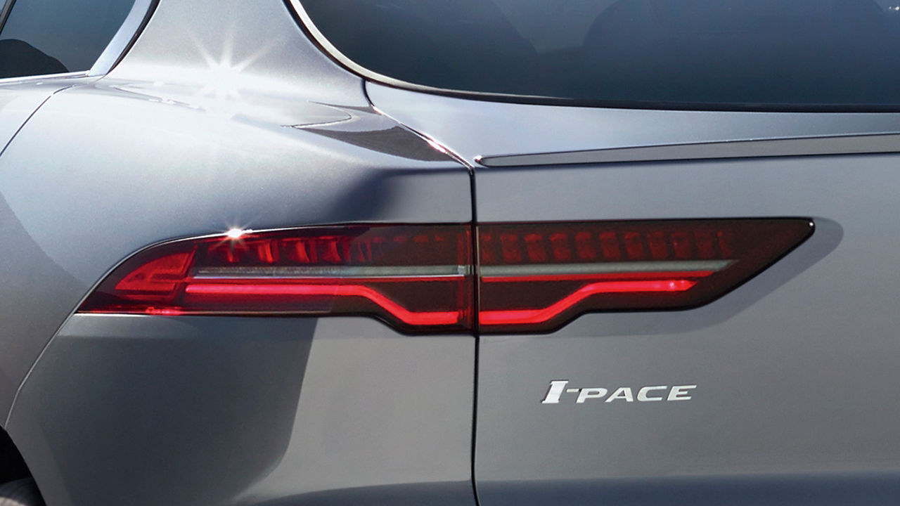 Jaguar I-Pace rear back side view