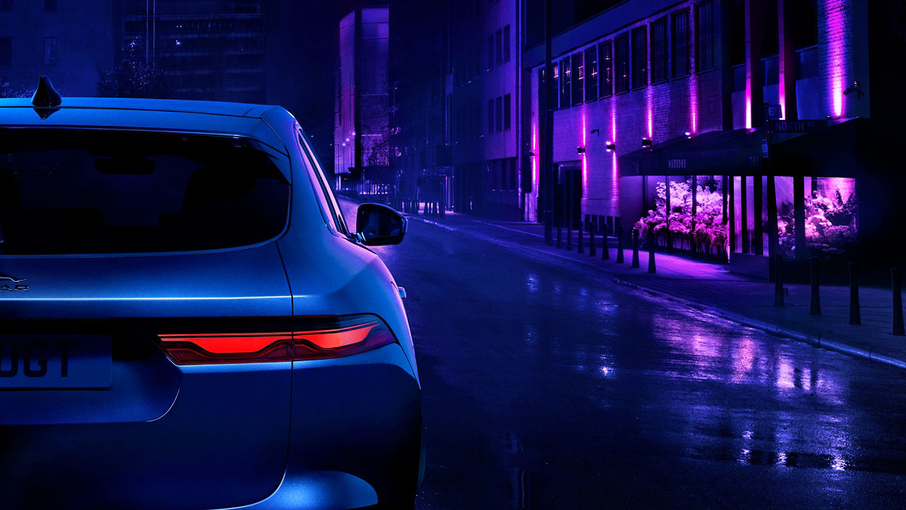 Jaguar F-Pace back view