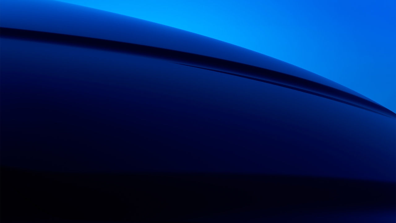 Closeup view of Jaguar XE Bonnet