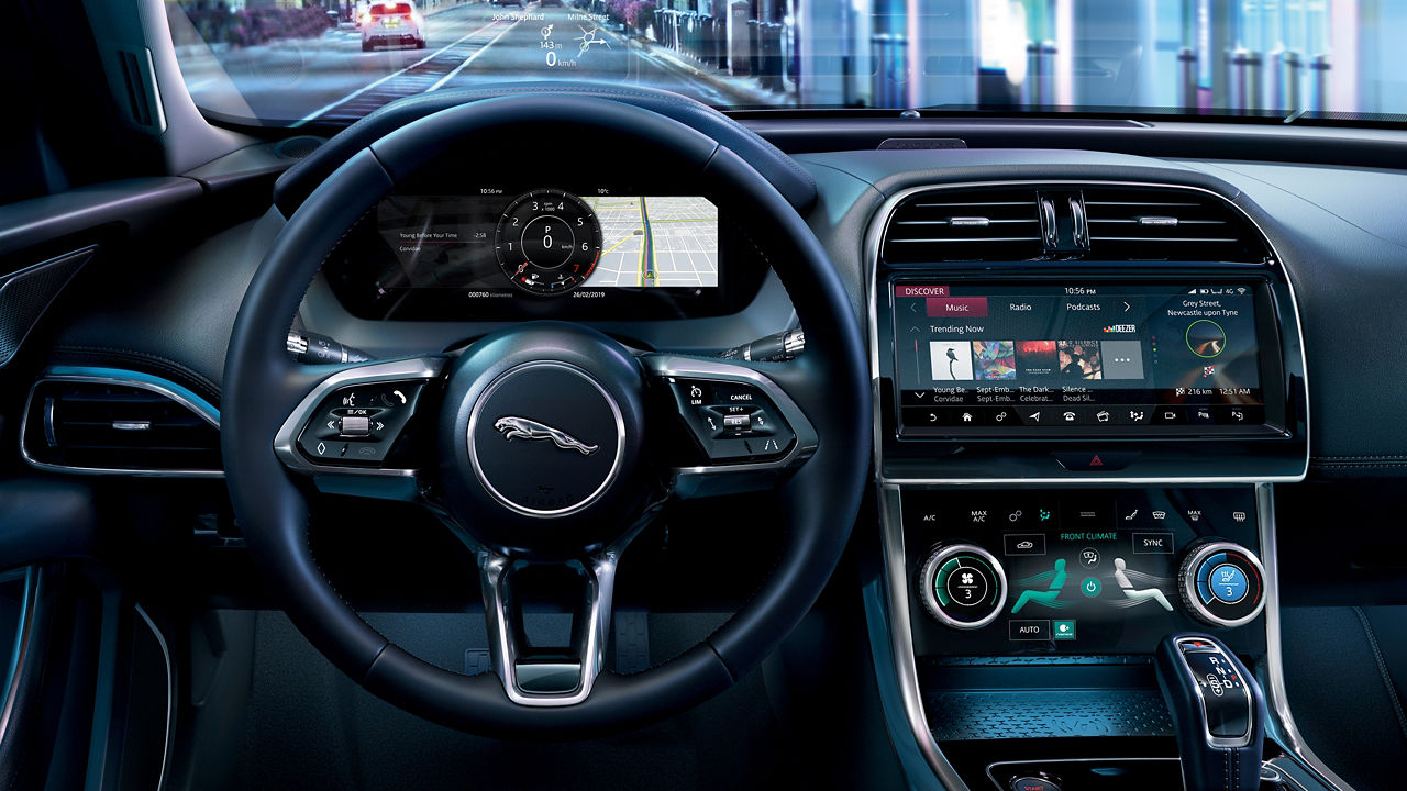 Jaguar XE InControl system details
