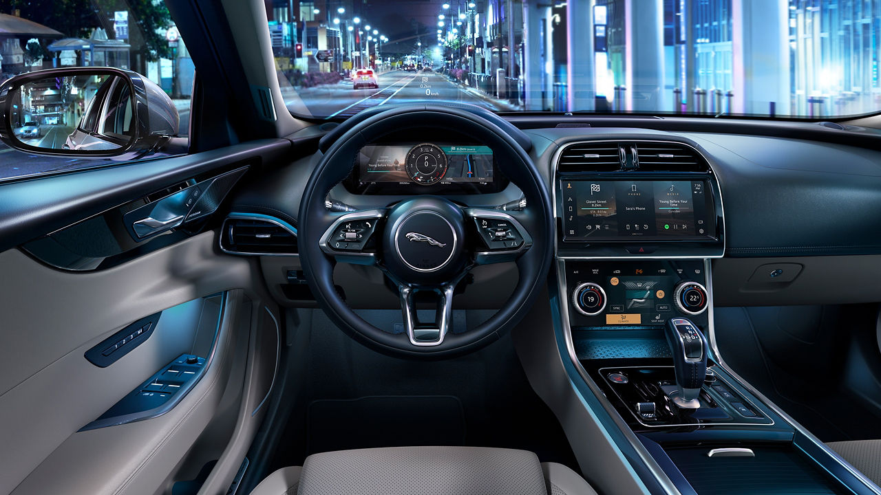 Jaguar XE Close View of Interior