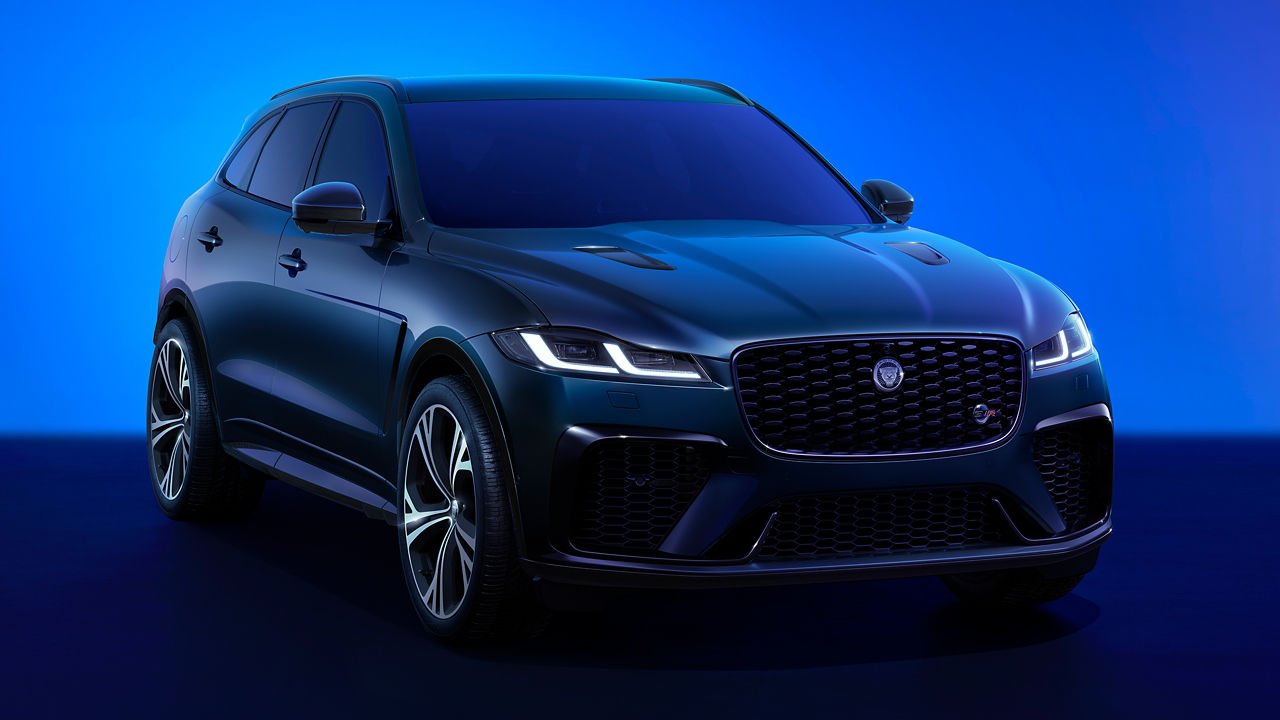 Jaguar F-Pace parked