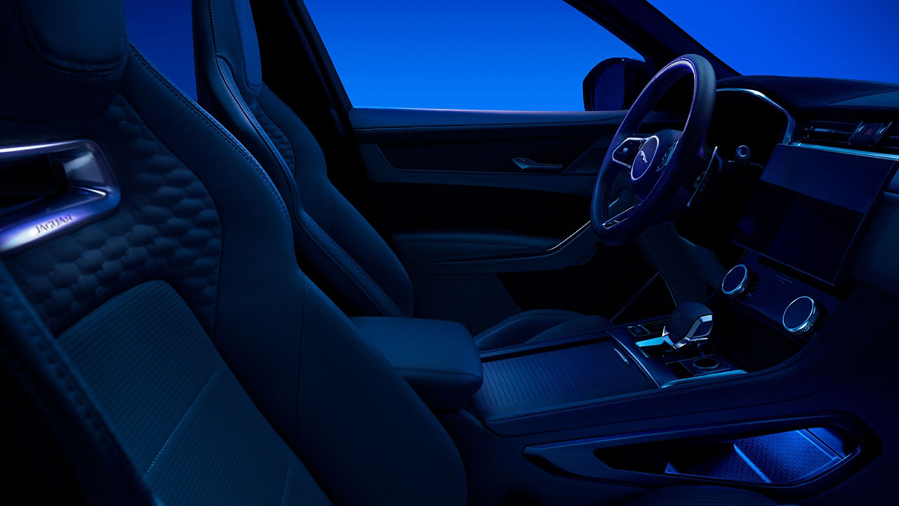 Jaguar F_PACE Interior Driving Console