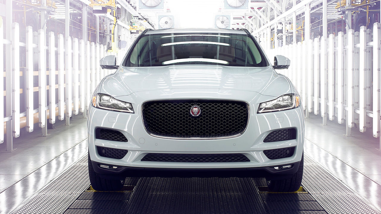 Jaguar F-Pace during the launch 